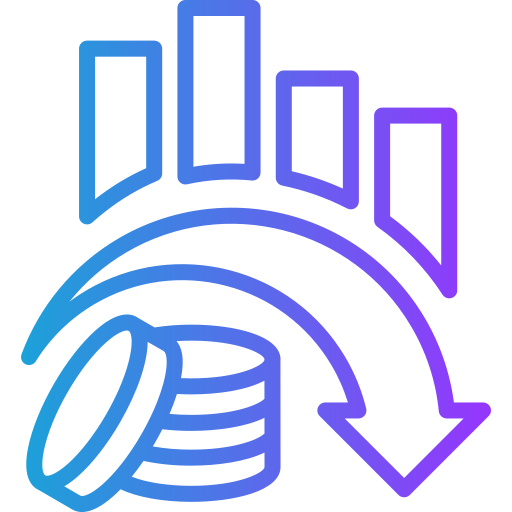 Cost Reduction Icon